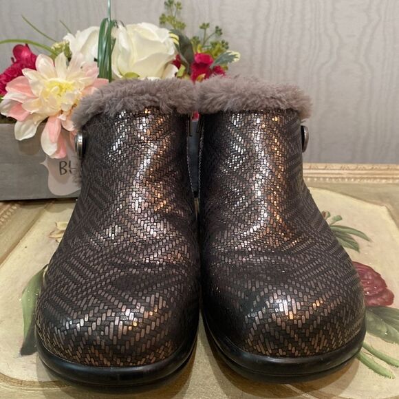 Alegria Women’s Leather Meri Boots Pewter Dazzler Style MER-532 Sz EU 42 - Picture 7 of 16